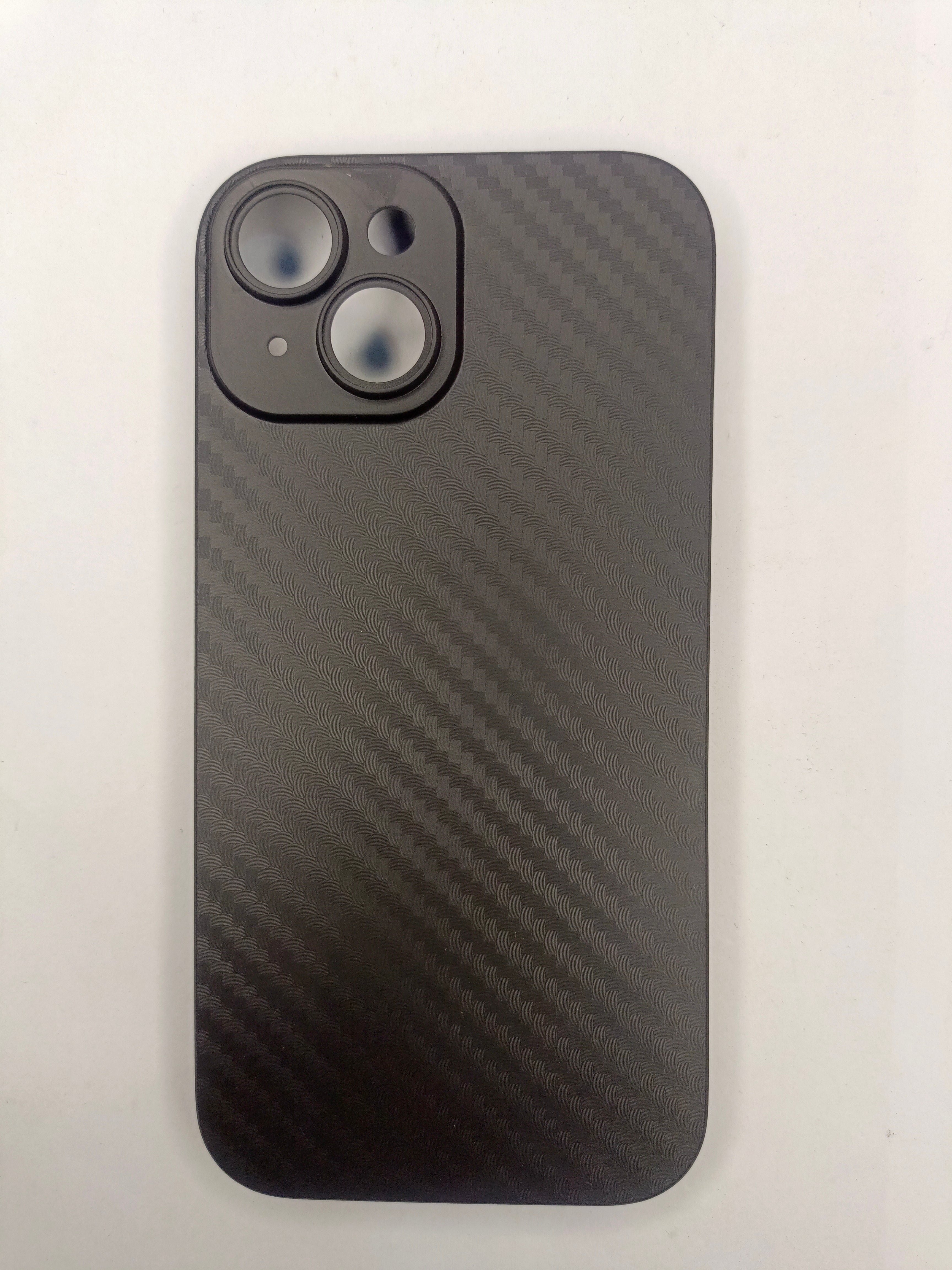 iPhone 15 Premium Black Carbon Fiber iPhone 15 Back Cover – 3-in-1 Protection Pack