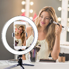 36CM Ring Light with Mobile Holder and 7ft Tripod Stand