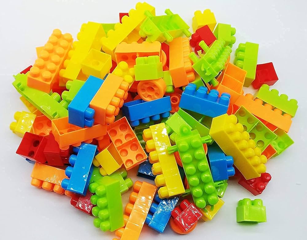 Building Blocks Puzzles Games Bricks Toys Sets 50 Pieces Block