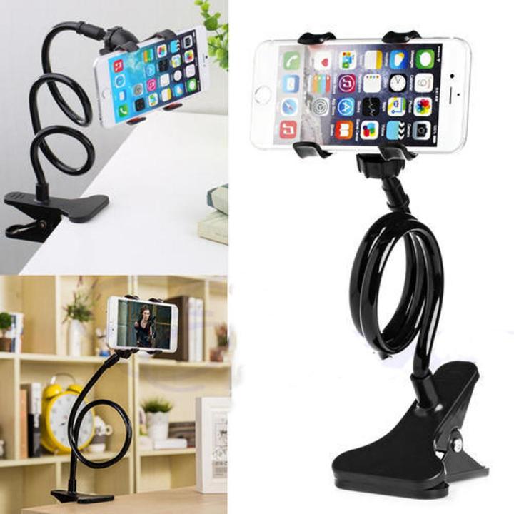 Universal Flexible Mobile Snake Stand Holder - Black