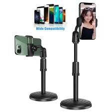 VOCAL Microphone Mobile Stand Adjustable Desktop Microphone Stand Mic Clip Holder
