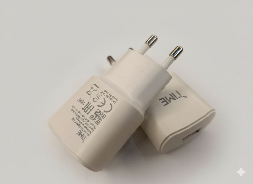 TIME 18W Quick Charge 3.0 (QC 3.0) Fast Wall Charger Adapter  Universal 18W Fast Charger Adapter with Qualcomm QC 3.0 Technology