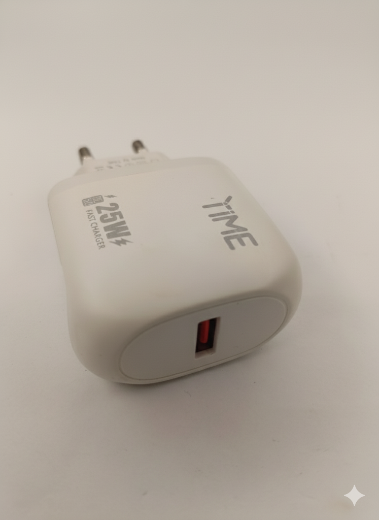 TIME TM-11 25W Fast Charger - QC 3.0 Supported - All Phones Fast Charging