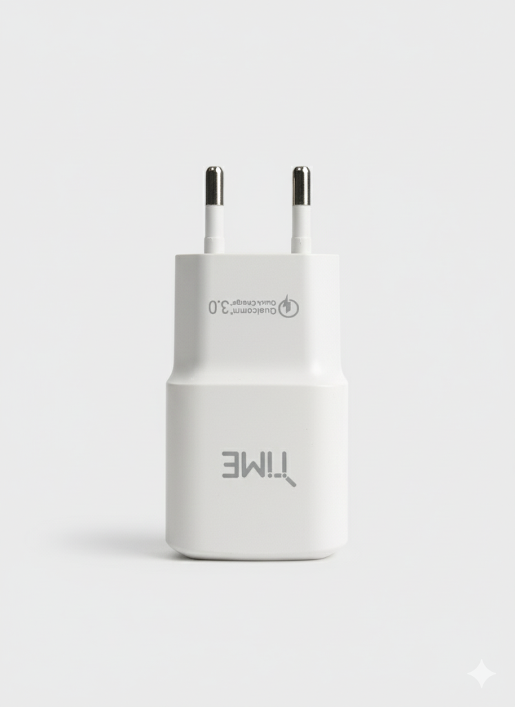 TIME 18W Quick Charge 3.0 (QC 3.0) Fast Wall Charger Adapter  Universal 18W Fast Charger Adapter with Qualcomm QC 3.0 Technology