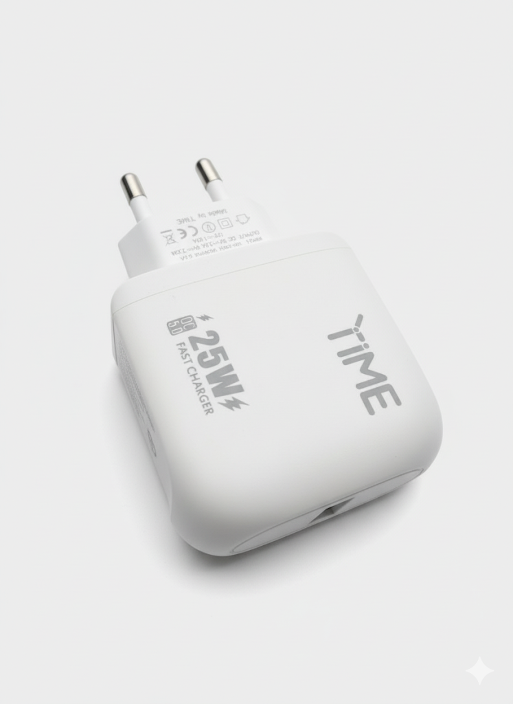TIME TM-11 25W Fast Charger - QC 3.0 Supported - All Phones Fast Charging