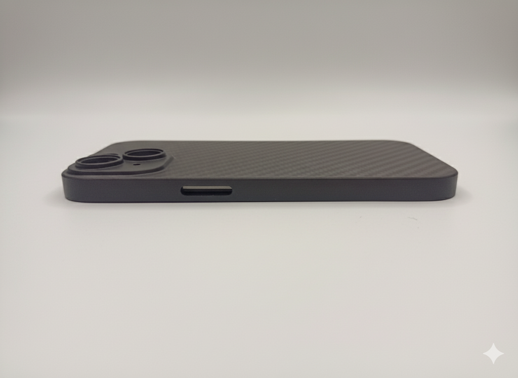 iPhone 15 Premium Black Carbon Fiber iPhone 15 Back Cover – 3-in-1 Protection Pack