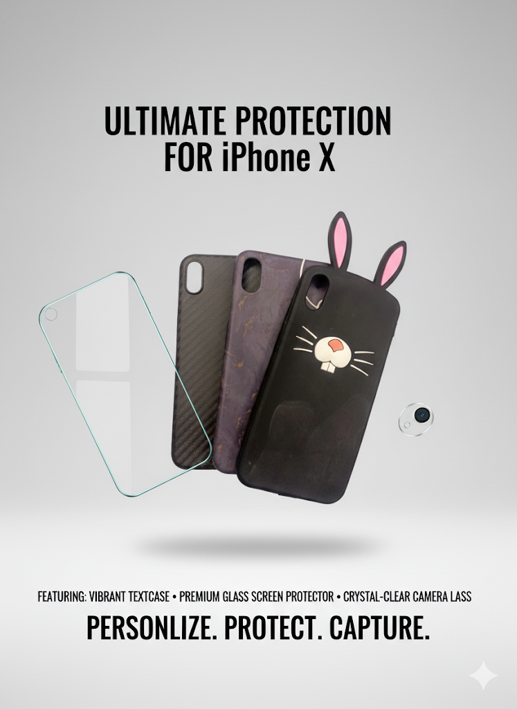 iPhone X Cover+Screen Protector+for iPhone XS Max