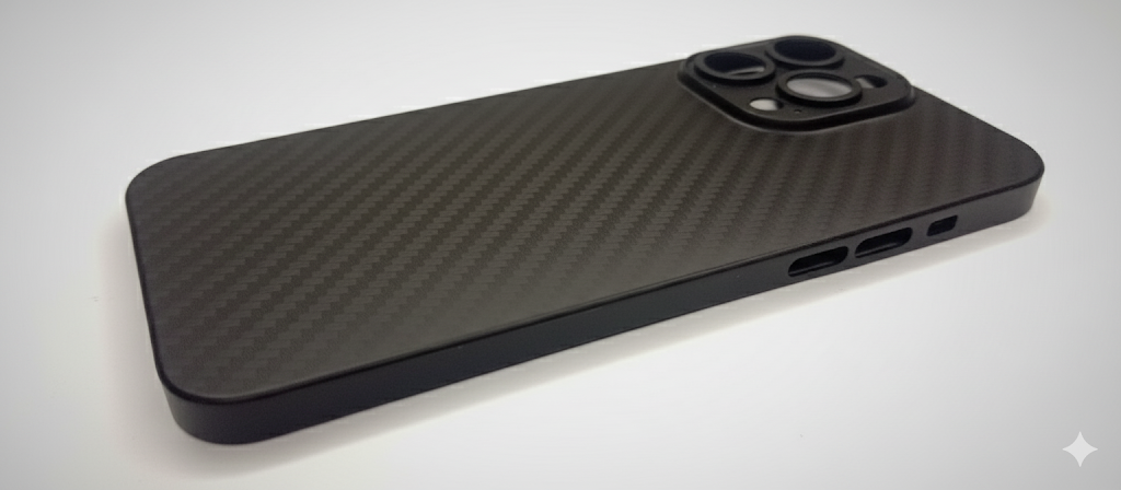 iPhone 14 Pro Max Carbon Fiber Back Cover+Screen Protector+Camera Lens Protector for iPhone 14 Pro Max