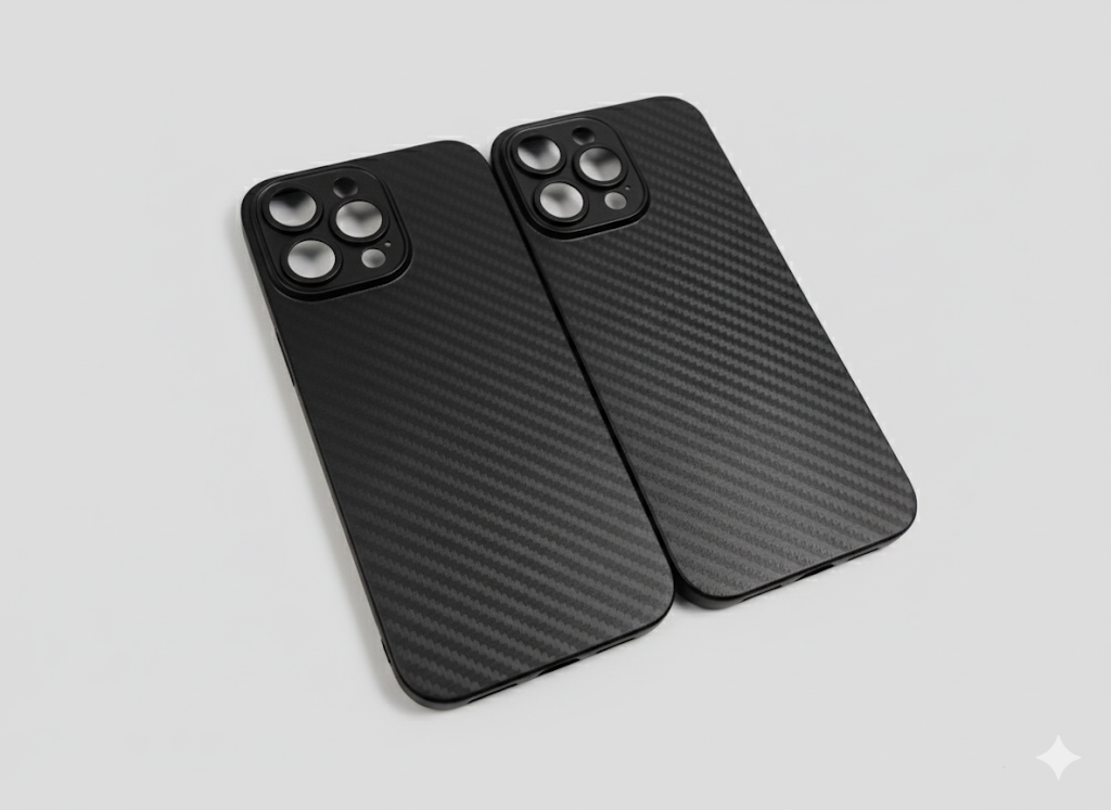 iPhone 14 Pro Max Carbon Fiber Back Cover+Screen Protector+Camera Lens Protector for iPhone 14 Pro Max