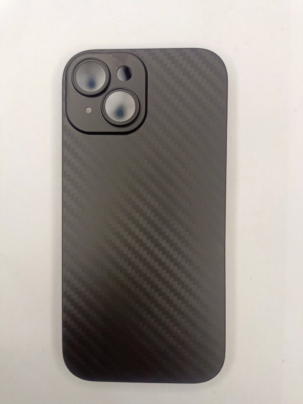 iPhone 15 Premium Black Carbon Fiber iPhone 15 Back Cover – 3-in-1 Protection Pack