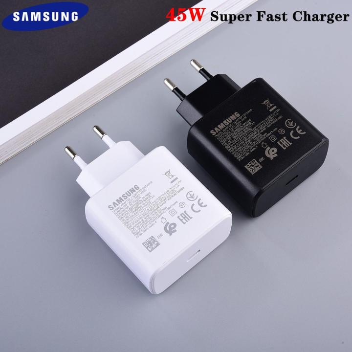 45W PD Super Fast Charger With Type-C to Type-C Cable For All Samsung_Smartphones | PD Charger For all Mobile Phones - Global Certified
