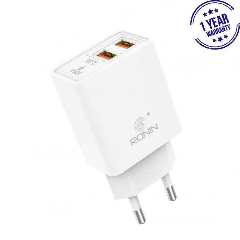 Ronin R-615 Charger 2.4 Ampere charger | Ronin R 615 | Ronin R615 / Ronin 615 Fast charger / 2.4 Ampere charger | 2.4 Ampere USB Ports