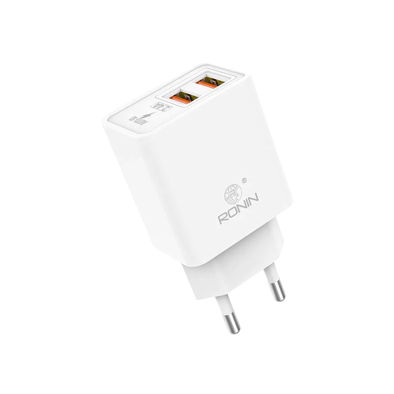 Ronin R-615 Charger 2.4 Ampere charger | Ronin R 615 | Ronin R615 / Ronin 615 Fast charger / 2.4 Ampere charger | 2.4 Ampere USB Ports