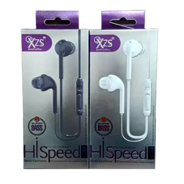Xzs X68 XZS X68 Wired Handsfree – High-Speed Stereo Sound & Clear Mic