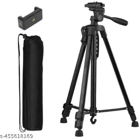 3301 Long Lightweight Aluminum 50-inches Tripod Stand for DSLR Camera Gopro Action Digital Camera Smartphone Mobile Phone YouTube,Live,Online Classes Teaching, Conference Tripod