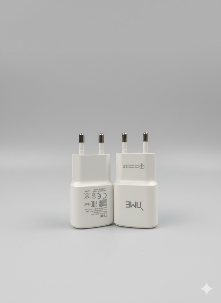 TIME 18W Quick Charge 3.0 (QC 3.0) Fast Wall Charger Adapter  Universal 18W Fast Charger Adapter with Qualcomm QC 3.0 Technology