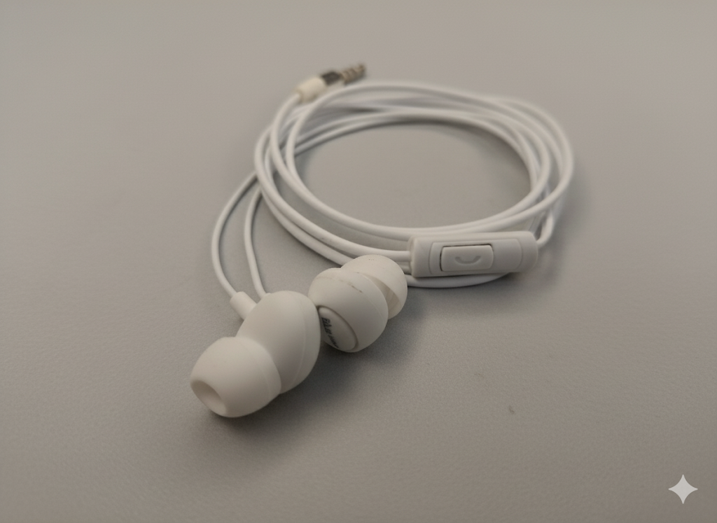 M5 Universal Handsfree Earphones with High Bass & In-Line Mic - Gaming Ready