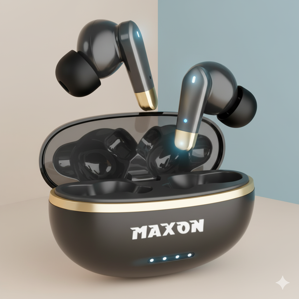 Maxon B-304: Luxury TWS Earbuds - Premium Sound aur Sleek Design