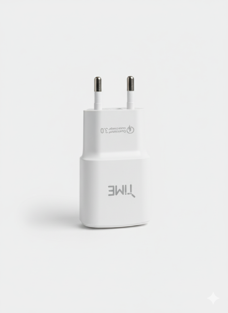 TIME 18W Quick Charge 3.0 (QC 3.0) Fast Wall Charger Adapter  Universal 18W Fast Charger Adapter with Qualcomm QC 3.0 Technology