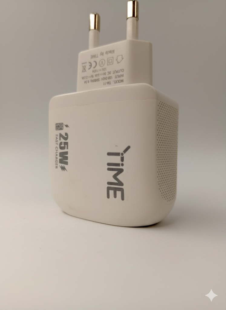TIME TM-11 25W Fast Charger - QC 3.0 Supported - All Phones Fast Charging