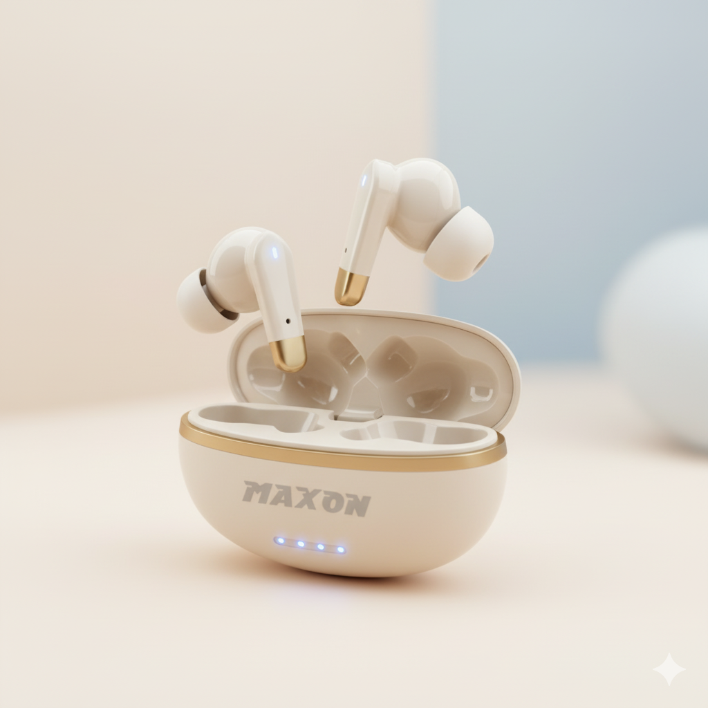 Maxon B-304: Luxury TWS Earbuds - Premium Sound aur Sleek Design