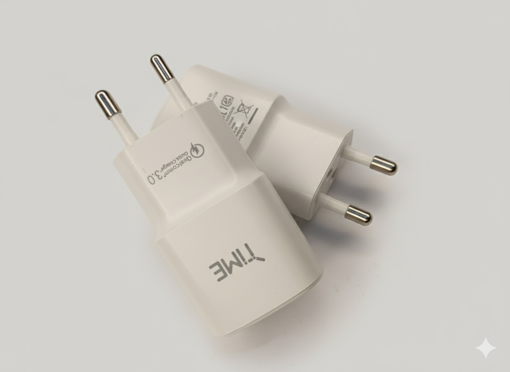 TIME 18W Quick Charge 3.0 (QC 3.0) Fast Wall Charger Adapter  Universal 18W Fast Charger Adapter with Qualcomm QC 3.0 Technology