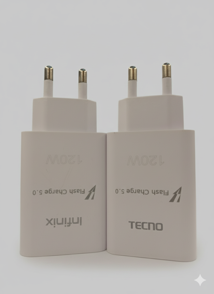 TECNO AND INFINIX 120W Flash Charge 5.0 Power Adapter