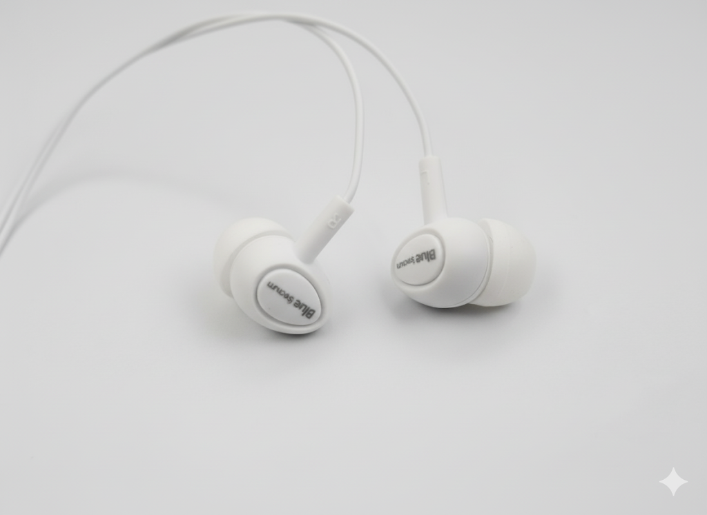 M5 Universal Handsfree Earphones with High Bass & In-Line Mic - Gaming Ready