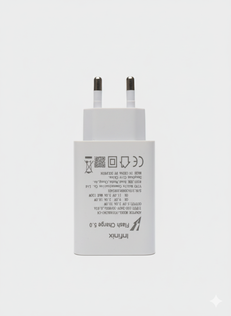 TECNO AND INFINIX 120W Flash Charge 5.0 Power Adapter